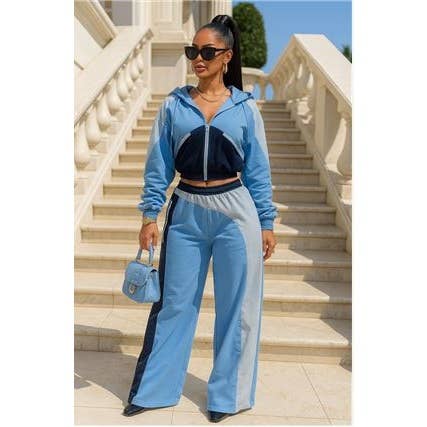 Esmeray Clothing - Wholesale Top & Pant Set (NOT Loungewear) - Women's - RETRO SPORT LUXE TRACK SET4