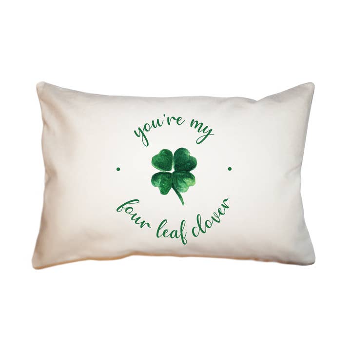 du er min firkløver rektangelpude for engroshandel hos Tina Labadini Designs