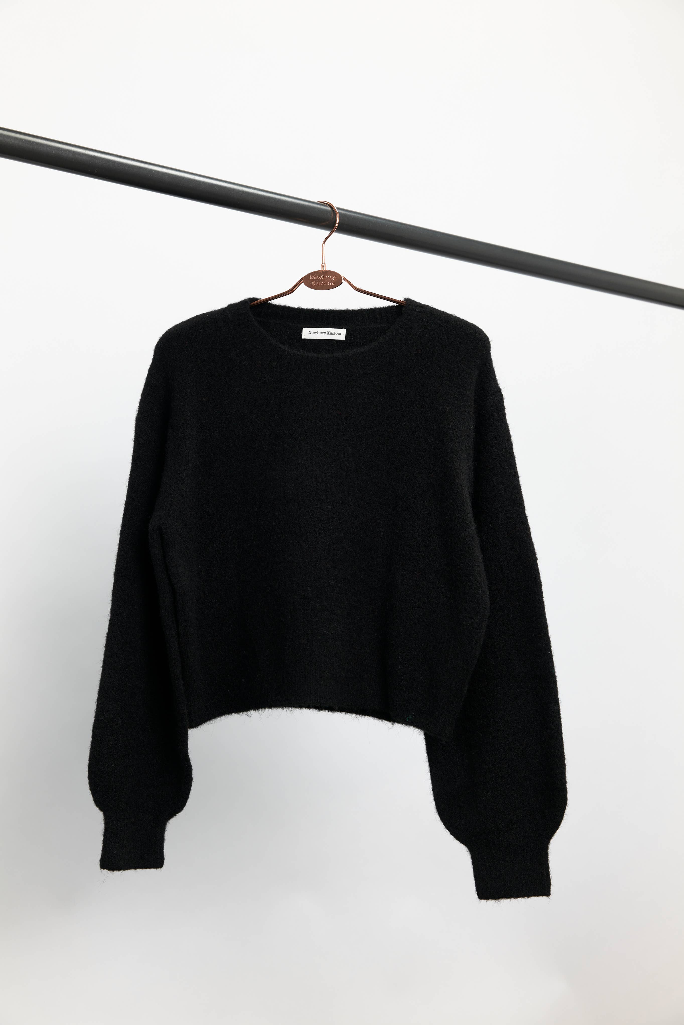 Newbury Kustom - Vente Pull en maille – femme - 11310-Pull en maille douce légèrement raccourci uni11