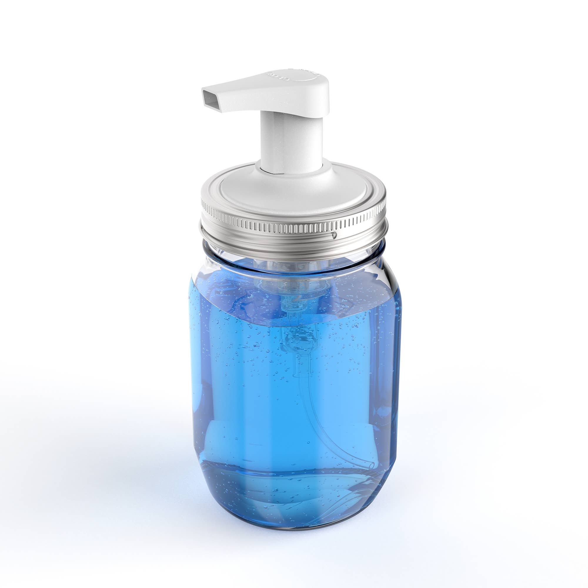 Fox Run Brands – wholesale Soap dispenser – Jarware White Foaming Soap Dispenser Lid, Regular Mouth Jar6