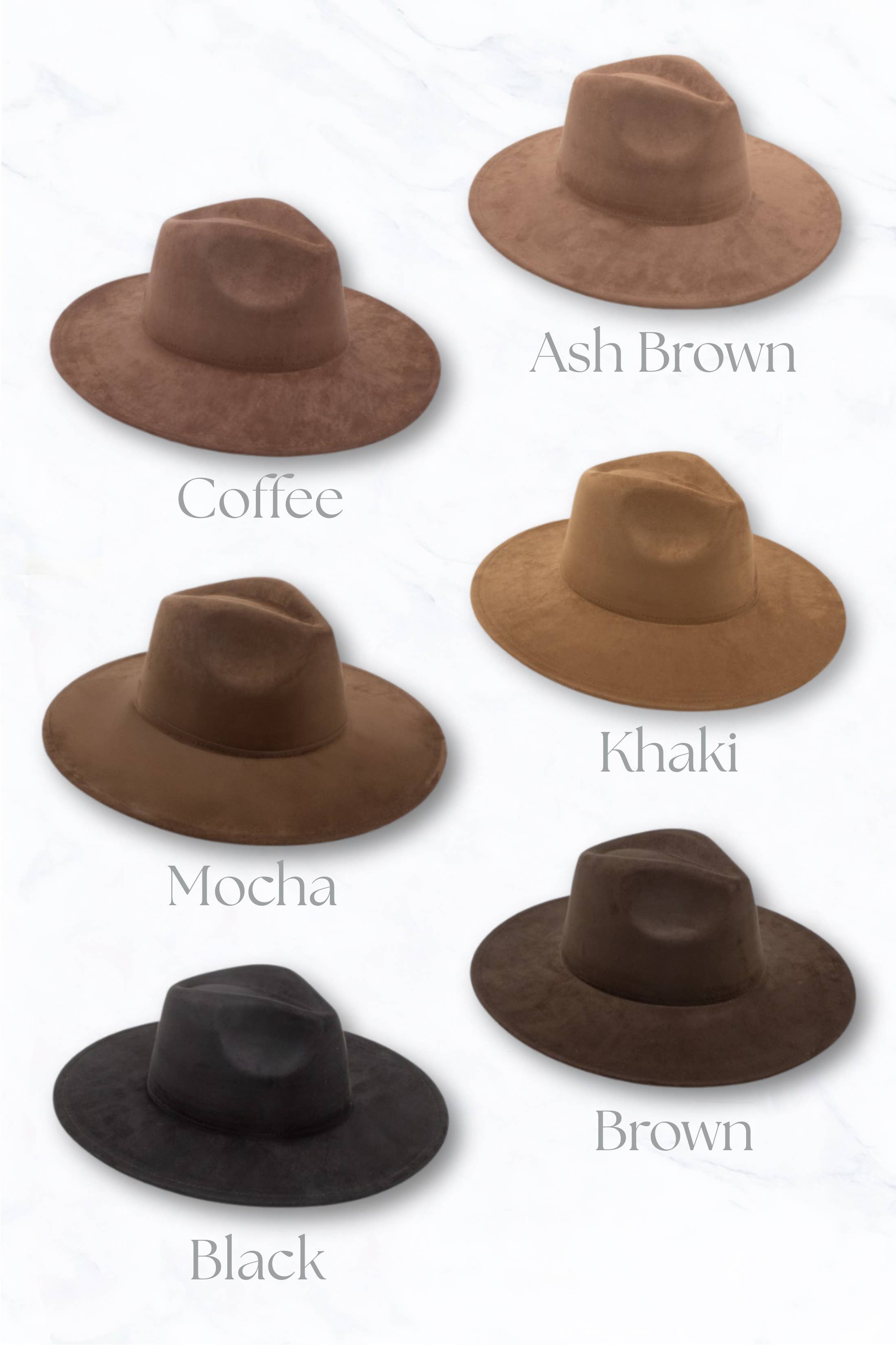 Suzie Q USA – Großhandel Fedora-Hut – Damen – Wildleder-Fedora mit großem Rand und Pfirsich-farbigem Oberteil6