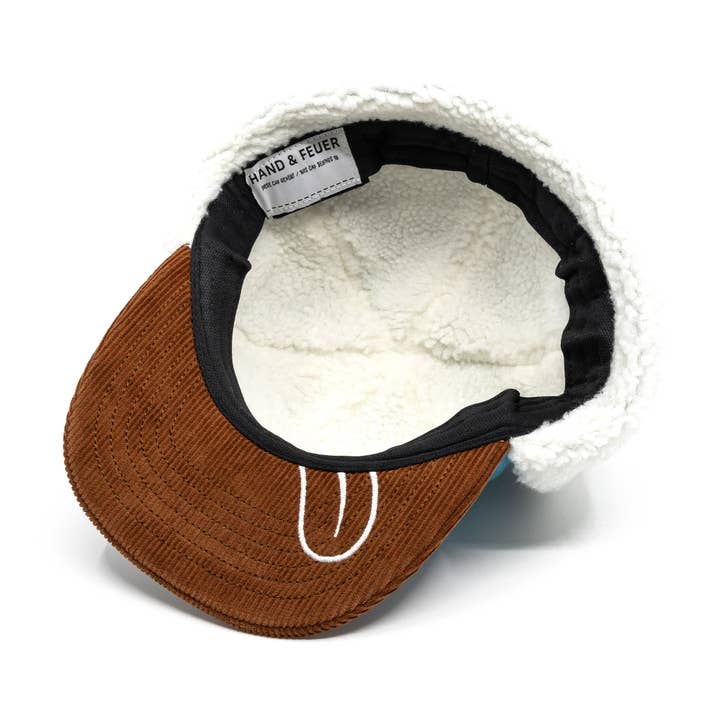 Hand und Feuer - Wholesale Baseball Cap - Kids - Schlawiner Winter Cap (for Kids 4-8 Years) - Light Blue Canvas5