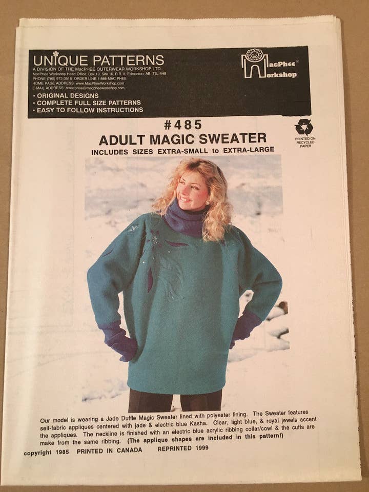 #485 CAMISOLA MÁGICA ADULTO por atacado de Macphee Workshop