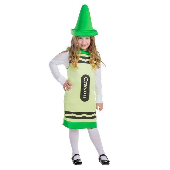 Dress Up America - Wholesale Costume - Kids - Green Crayon Costume