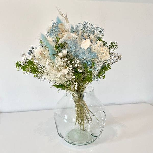 Chaton Et Monsieur Ours - Wholesale Dried/Pressed Flowers - PASTEL DRIED FLOWER BOUQUET4