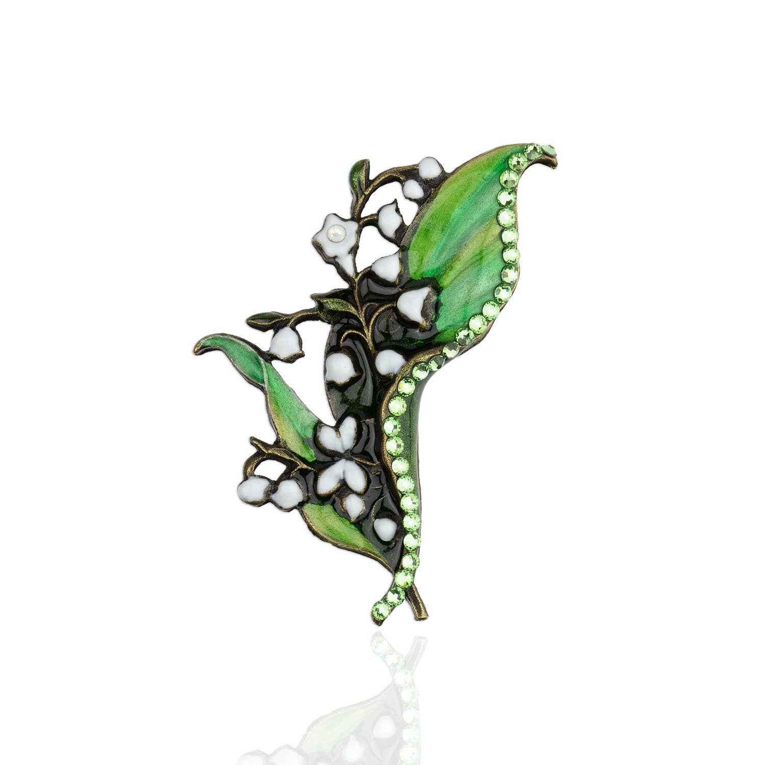Psyche Blue Butterfly Brooch - Anne Koplik Designs