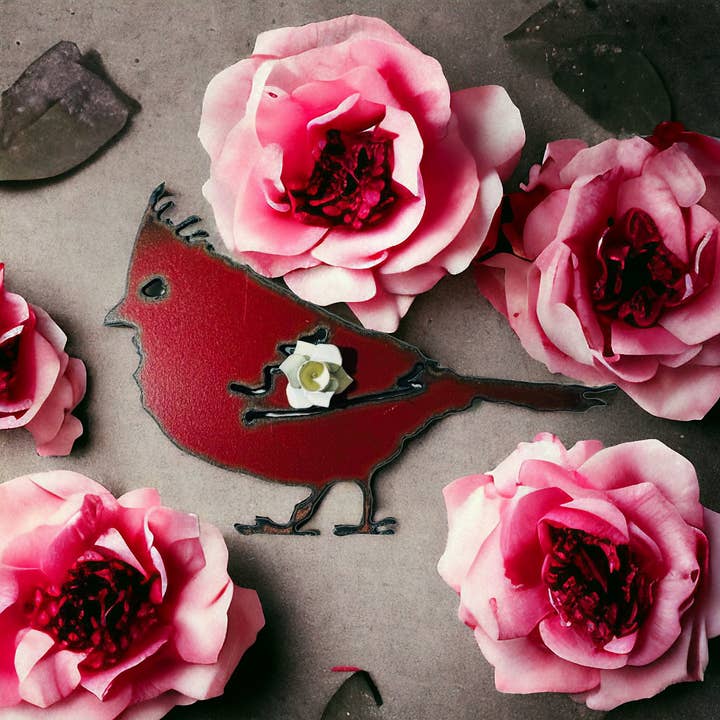 Whimsies - Wholesale Magnet - Cardinal magnet impulse sustainable KOA holiday Spring gifts7