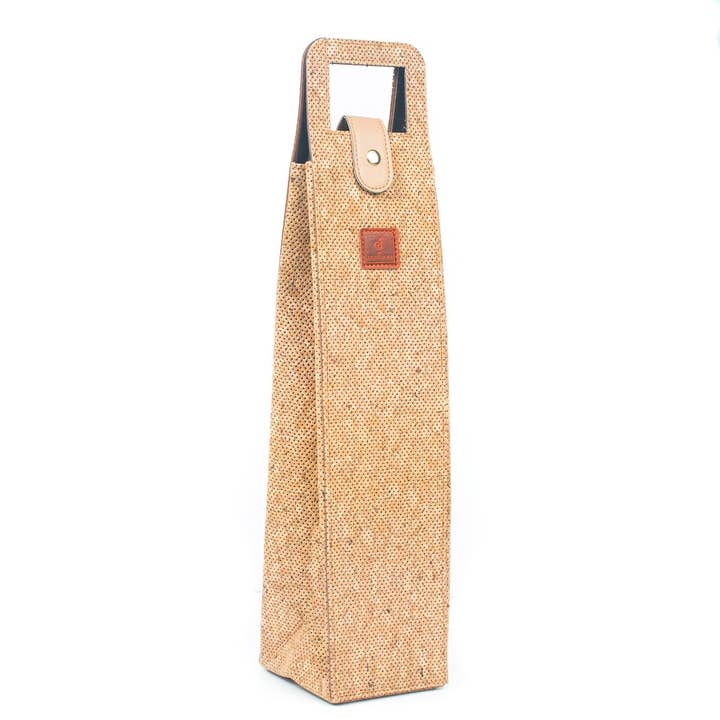 Meninas Bonitas Cork – wholesale Wine gift bag – Natural cork wine packaging and carrying gift bag L-8663