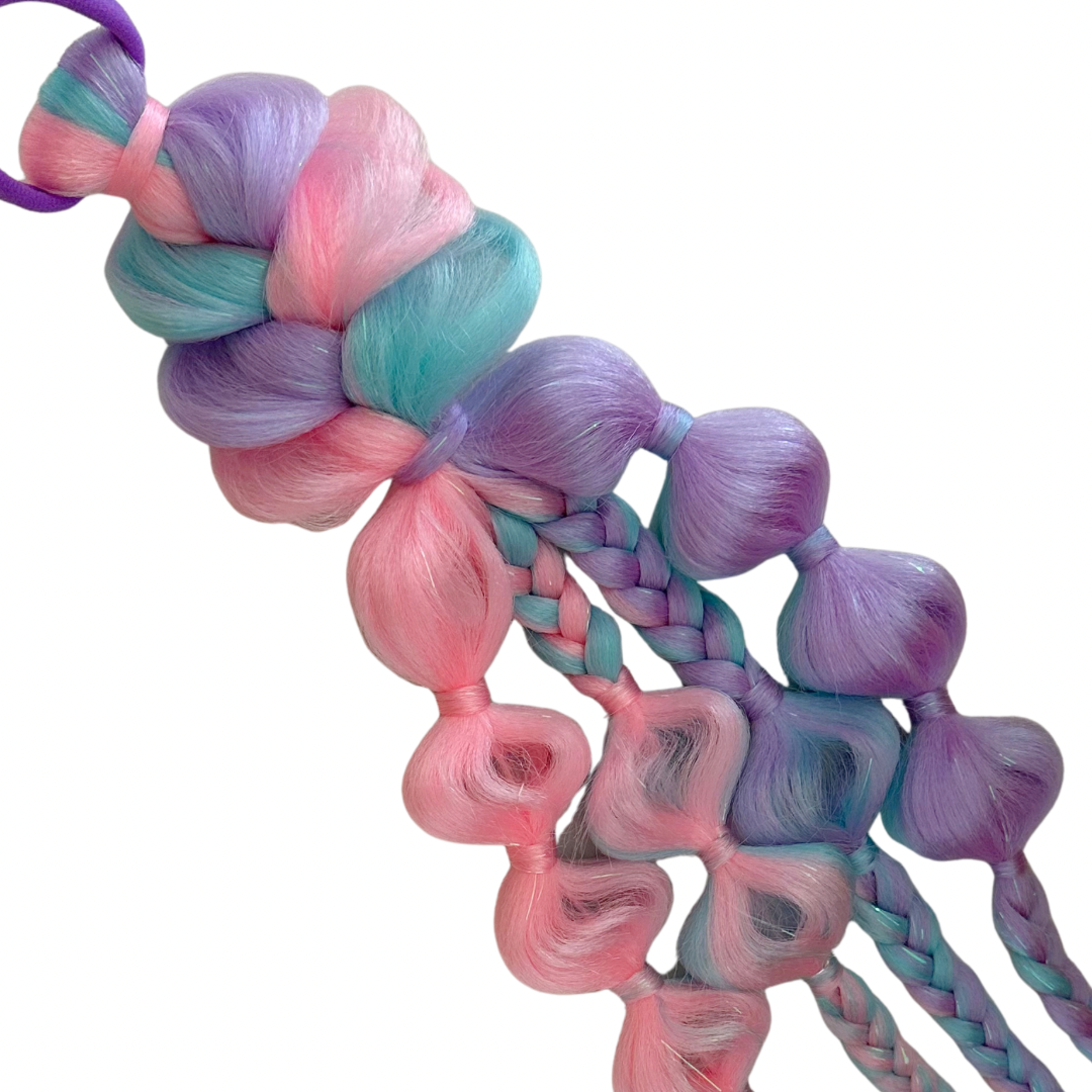 Poppet Locks - Wholesale Hair extensions - Long LED Bubble Pony - Sorbet - 20”1