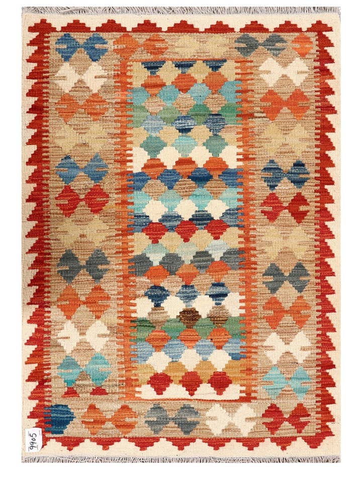 Tappeto Kilim Maimana Afghanistan - 120 x 84 cm per la vendita all'ingrosso da parte di Imaco Rugs