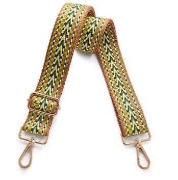 Thomas and Lee Company – wholesale Bag strap – women's – Mini Arrow Aztec Guitar Purse Strap - 5 colors Available8