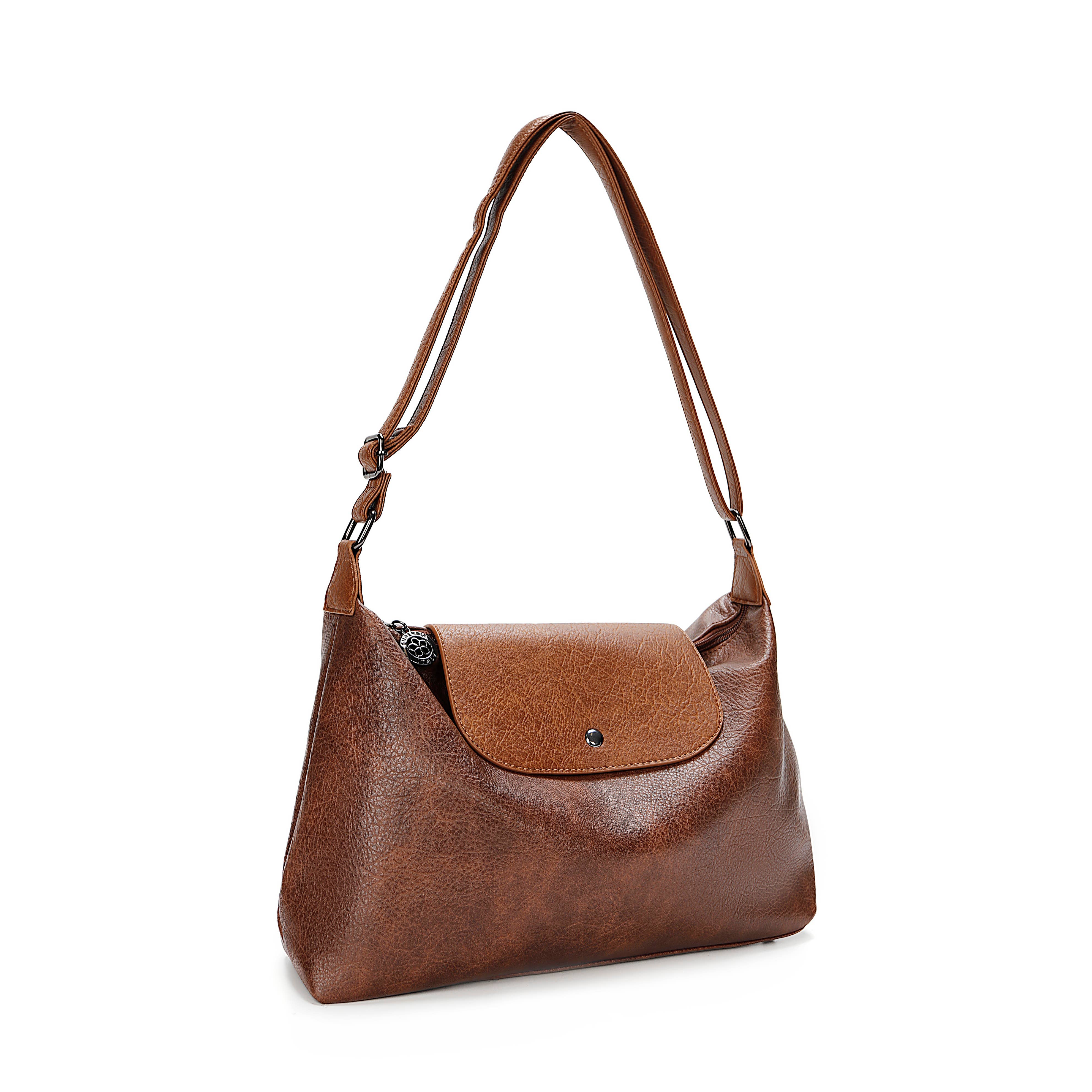 Superbia – wholesale Shoulder bag – women's – Soft Medium Size Slouch Shoulder Bag-9354(Carla Range)10