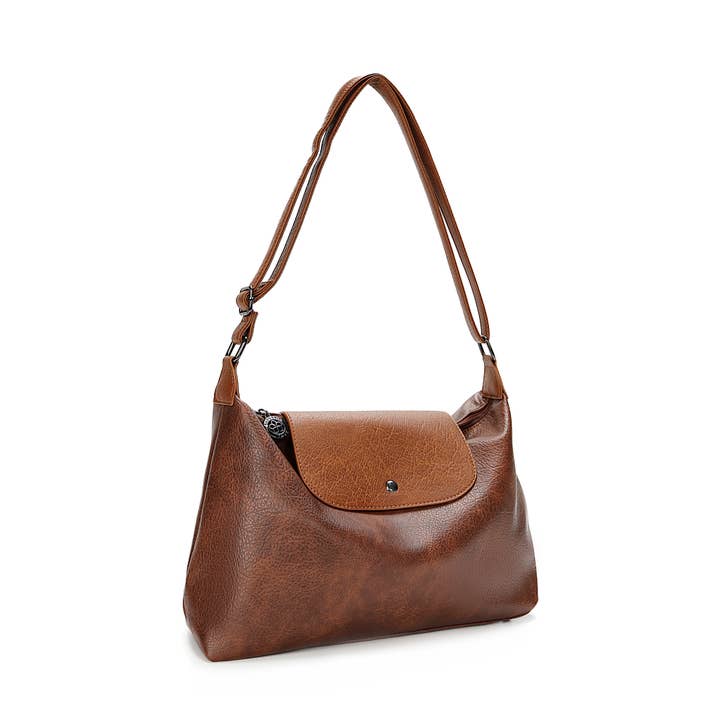 Superbia – wholesale Shoulder bag – women's – Soft Medium Size Slouch Shoulder Bag-9354(Carla Range)10