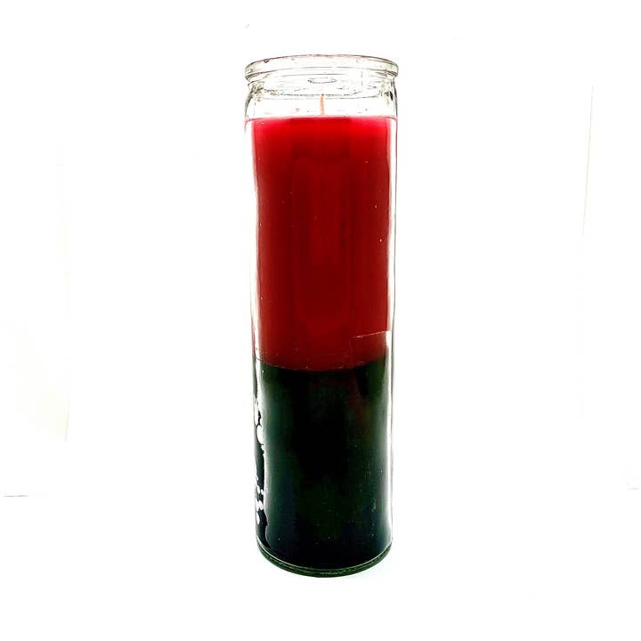 Ceridwen’s – wholesale Jar/filled candle – Black w/Red 7 Day Prayer Candle Reversing Candle