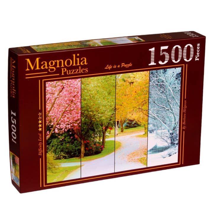 Magnolia Puzzle 3534 Dort Mevsim Agac Four Seasons Tree 1500pc Jigsaw Puzzle for wholesale by The Weekend Hub
