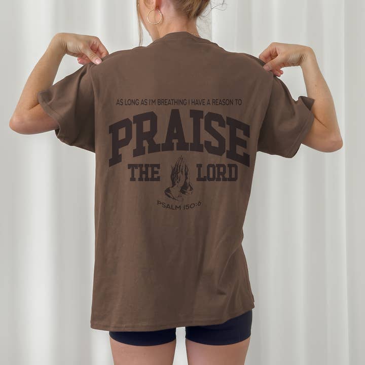 GLO- God's Love Overcomes - Wholesale Screen Printed T-Shirt - Women's - Praise The Lord Tee
