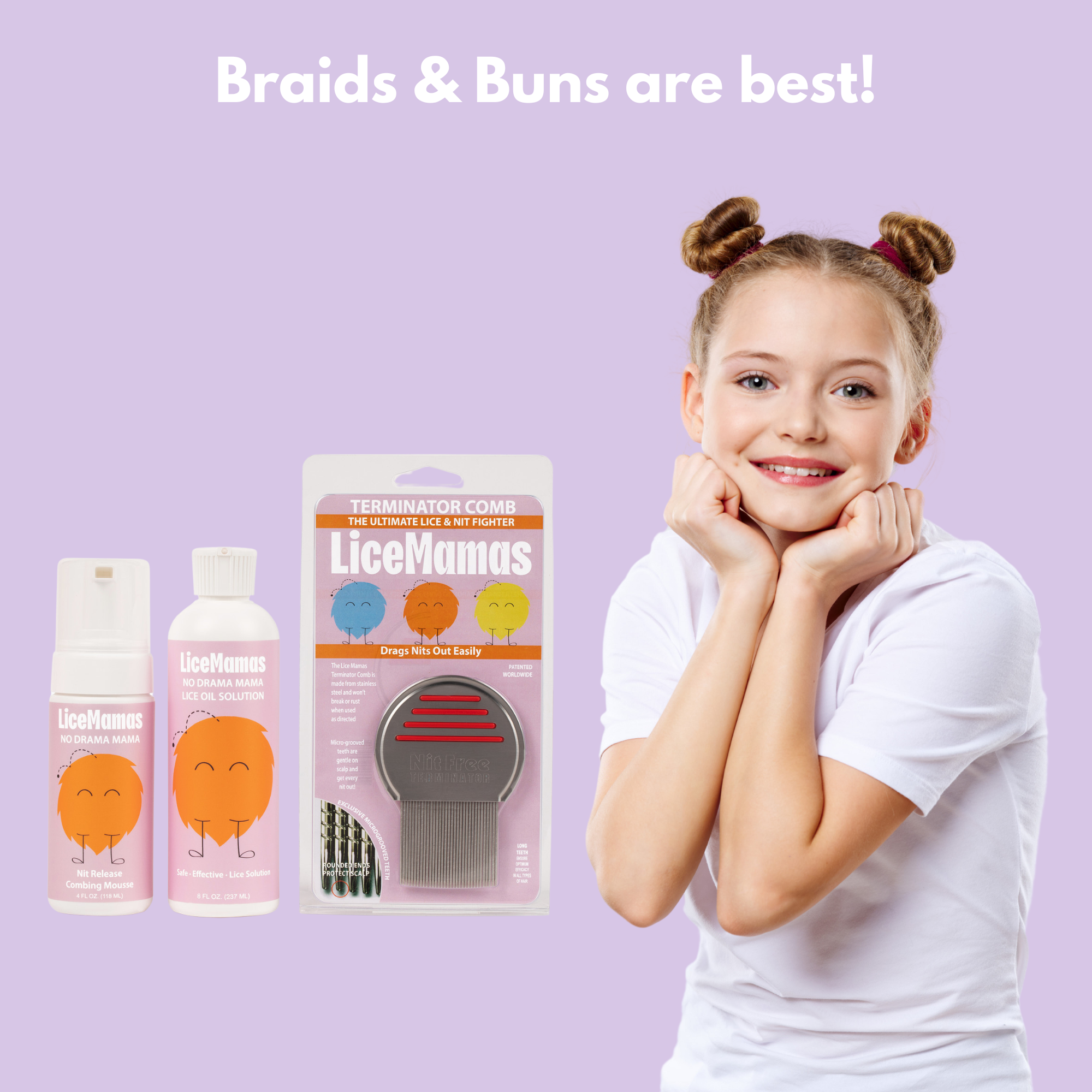 Lice Mamas, LLC - Wholesale Hair Conditioner - Lice Mamas Lice Treatment Kit – Oil, Mousse & Comb5