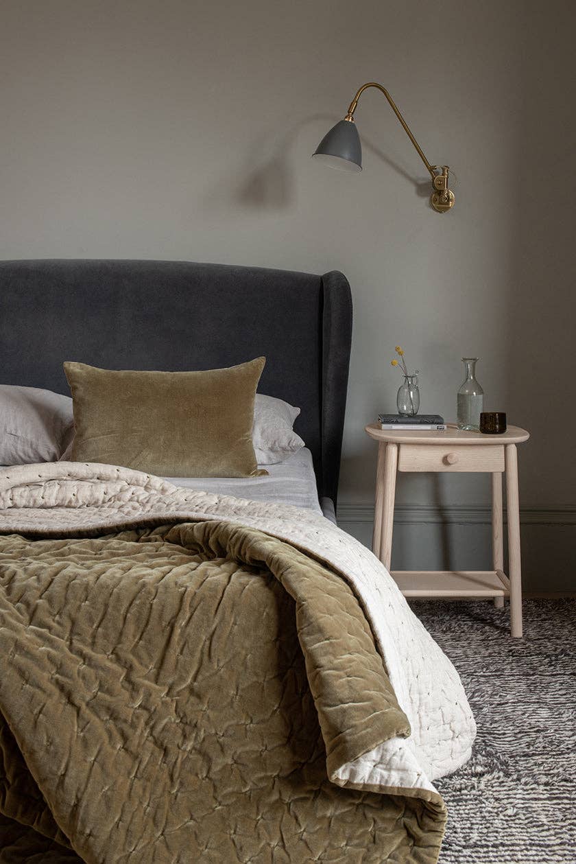 Niki Jones - Vente Coussin lombaire - Housse de coussin rectangulaire en lin velours8