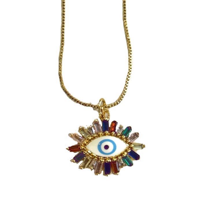 Olho Colorido Branco por atacado de Lucky Aura