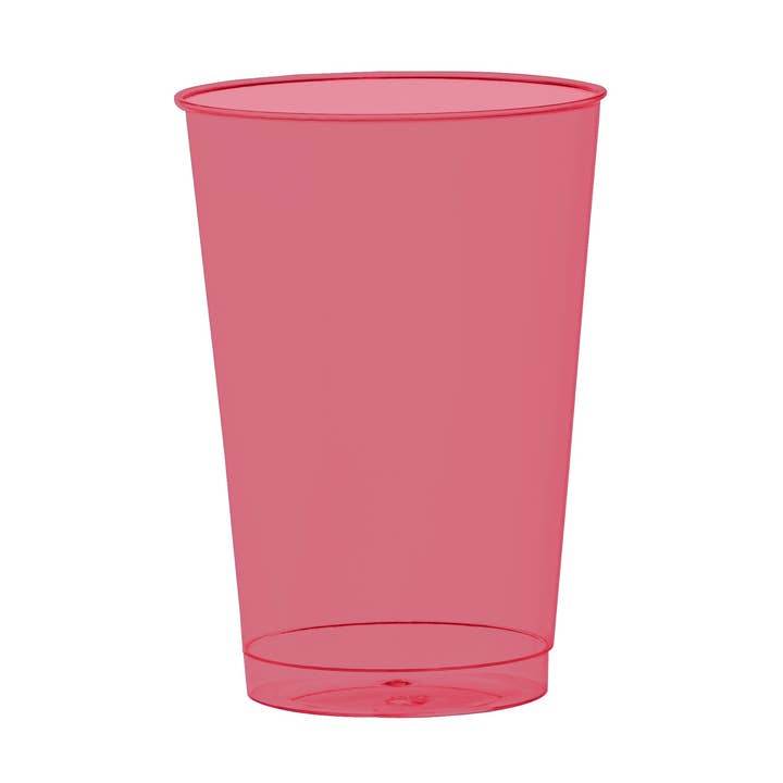 12 oz. Klare rote Einweg-Plastik-Partybecher - 20 Stk. für den Großhandel von Smarty had a Party