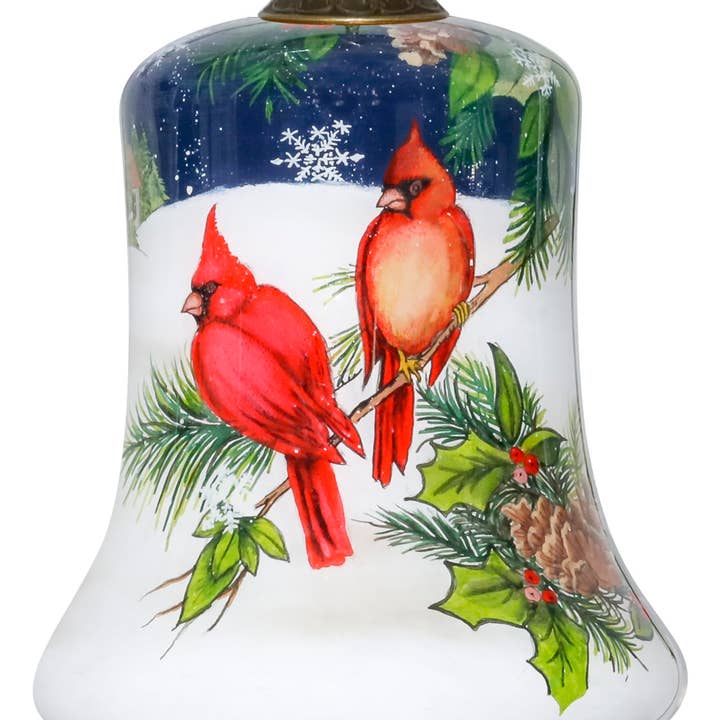 Inner Beauty Gifts - Wholesale Ornament - Cardinals Appear When Angels are near Glass Ornament