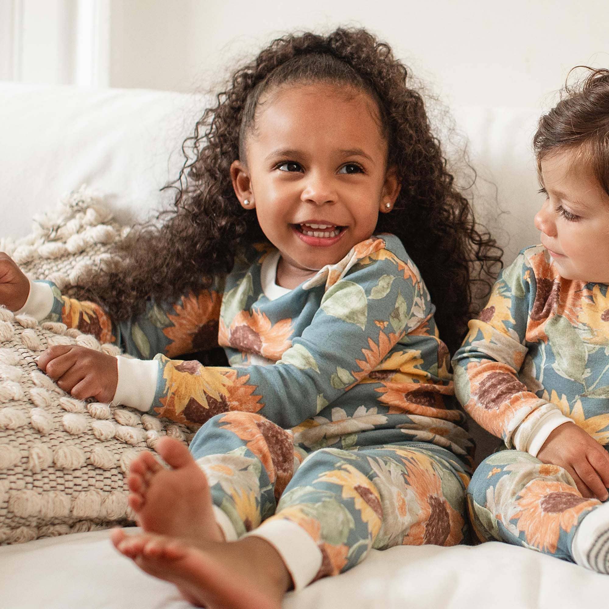 Mountain Blue Sunflowers Sleep & Play for wholesale on Faire8