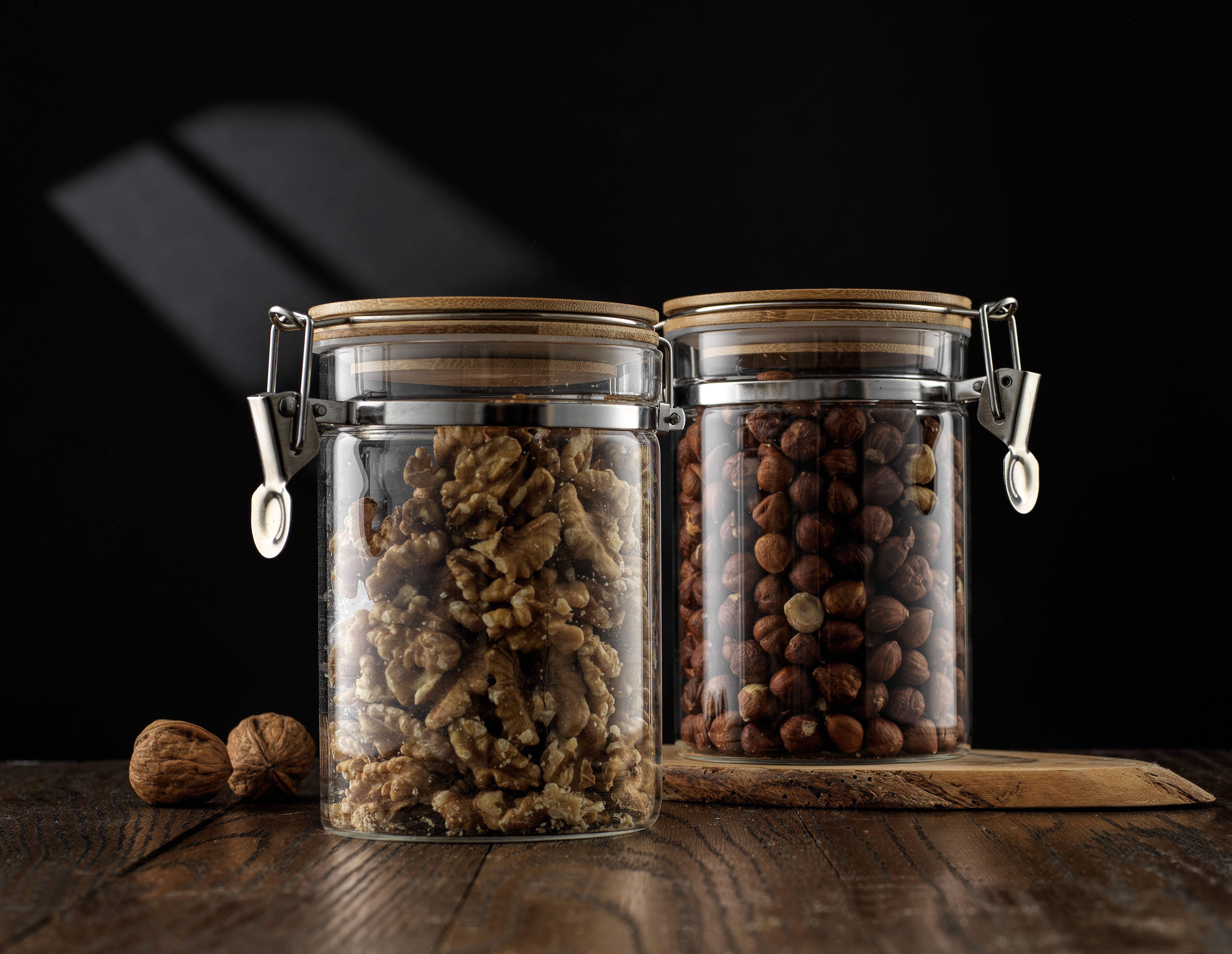 JoyJolt – wholesale Jar – Borosilicate Glass Jars With Bamboo Lids (27 fl oz)6