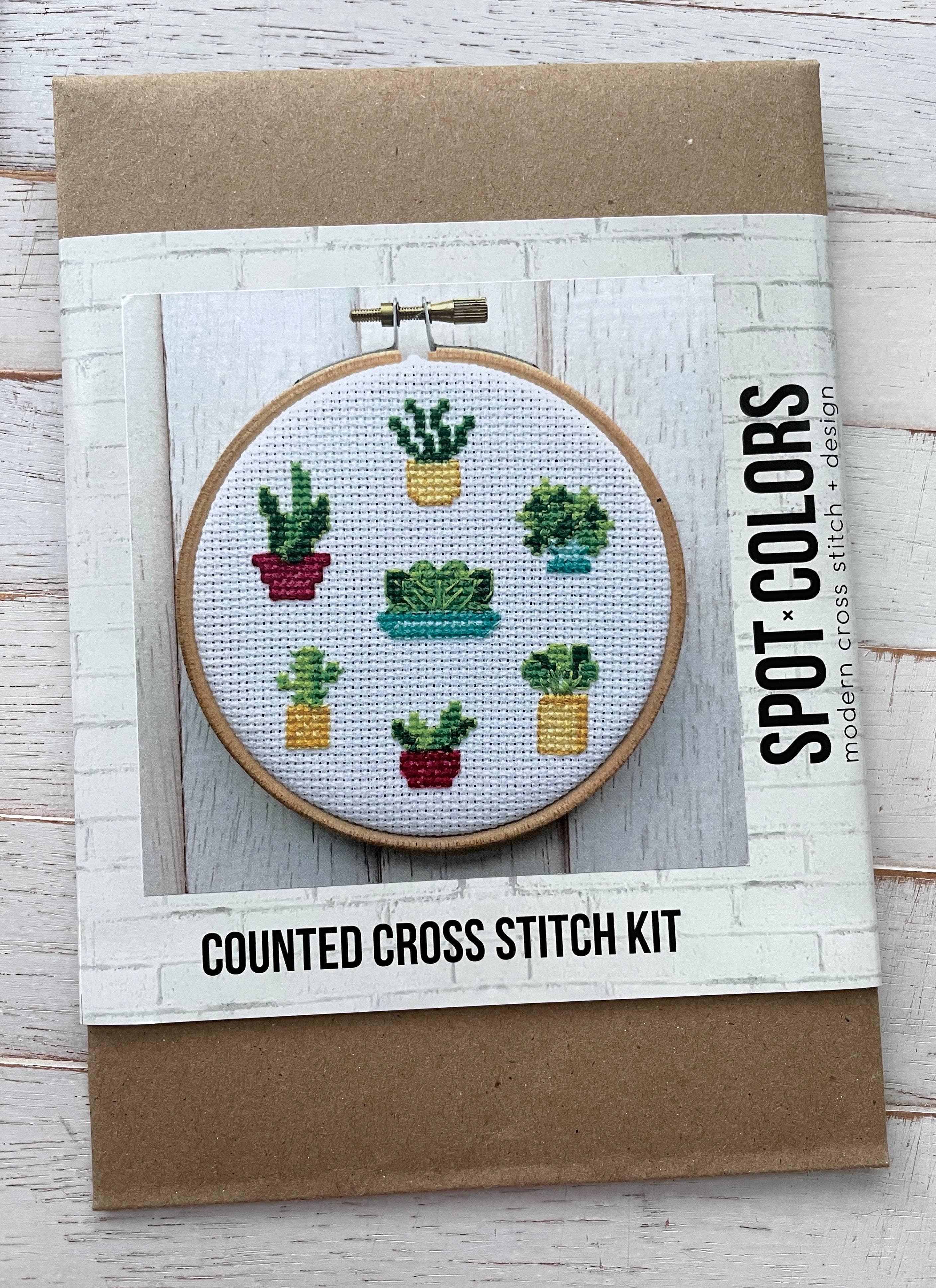 Spot Colors - Wholesale Embroidery/Cross Stitch Supplies - Plant Life Counted Cross Stitch DIY KIT2