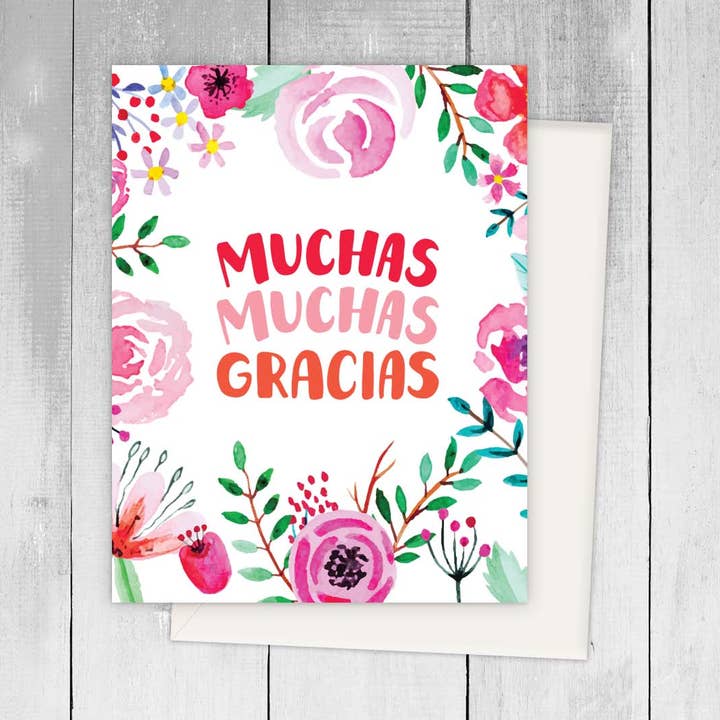 Thanks Flower Wreath for wholesale by Viva Greetings