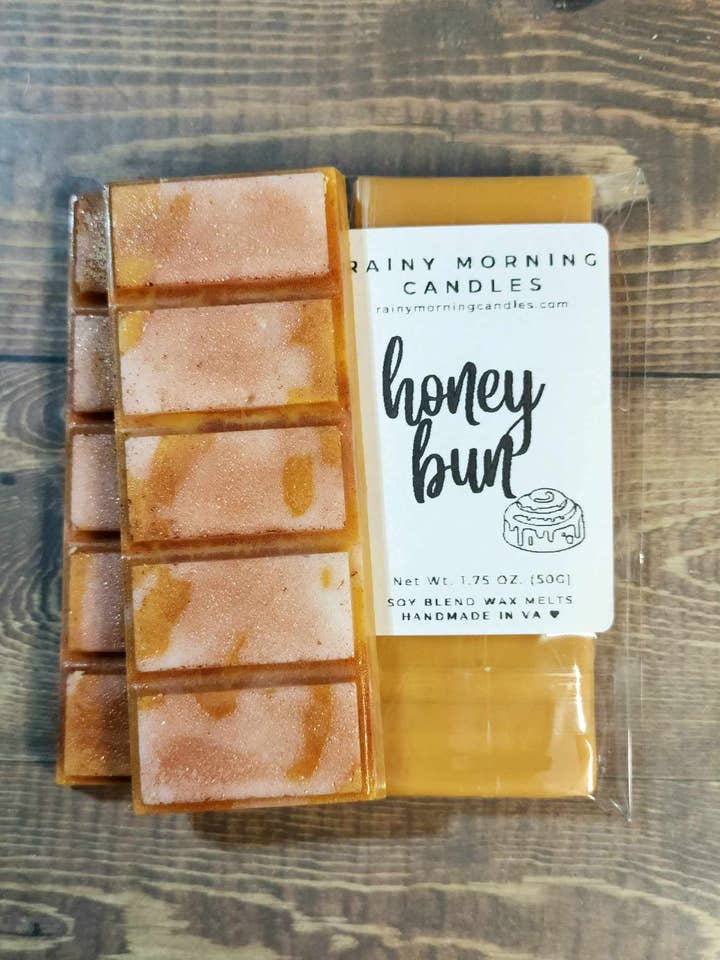 Honey Bun Snap Bar Wax Melts for wholesale by Rainy Morning Candles