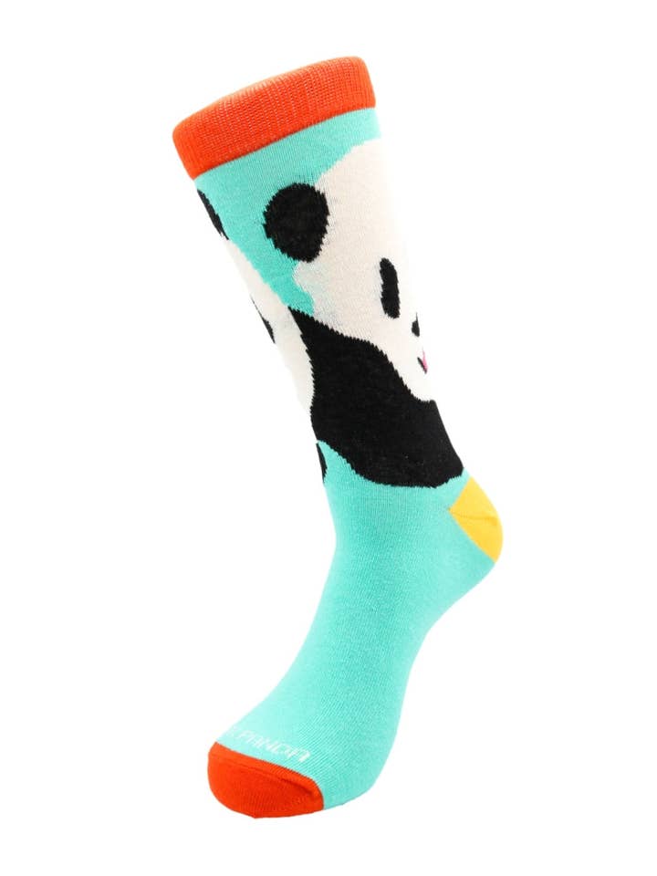 Sock Panda - Wholesale Socks - Unisex - The Great Panda Socks from the Sock Panda (Teal)3