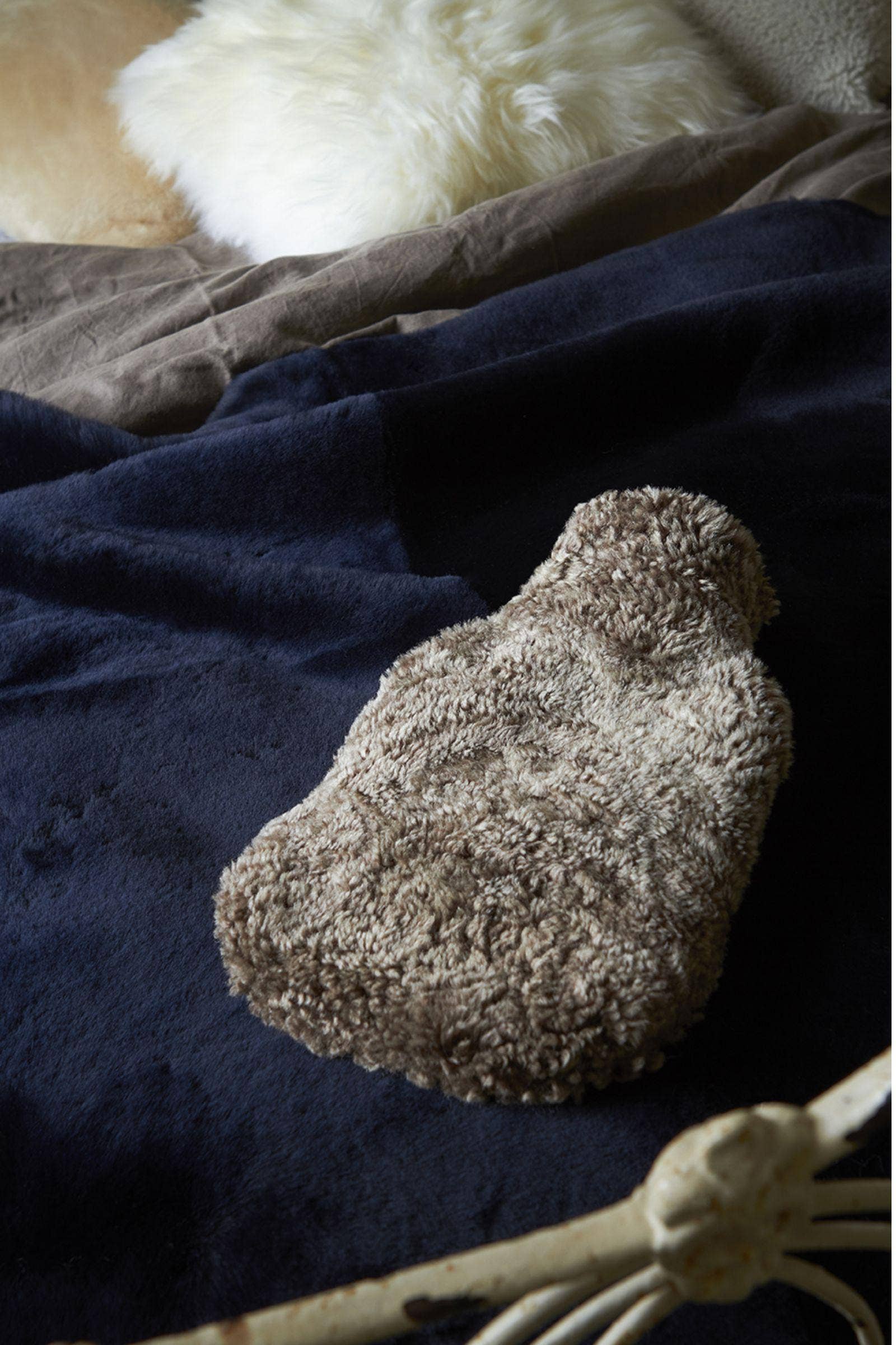 Owen Barry Ltd – wholesale Hot/cold compress – Hot Water Bottle Cover Swedish Taupe Brown | 2L Standard by Owen Barry1