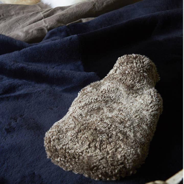 Owen Barry Ltd – wholesale Hot/cold compress – Hot Water Bottle Cover Swedish Taupe Brown | 2L Standard by Owen Barry1