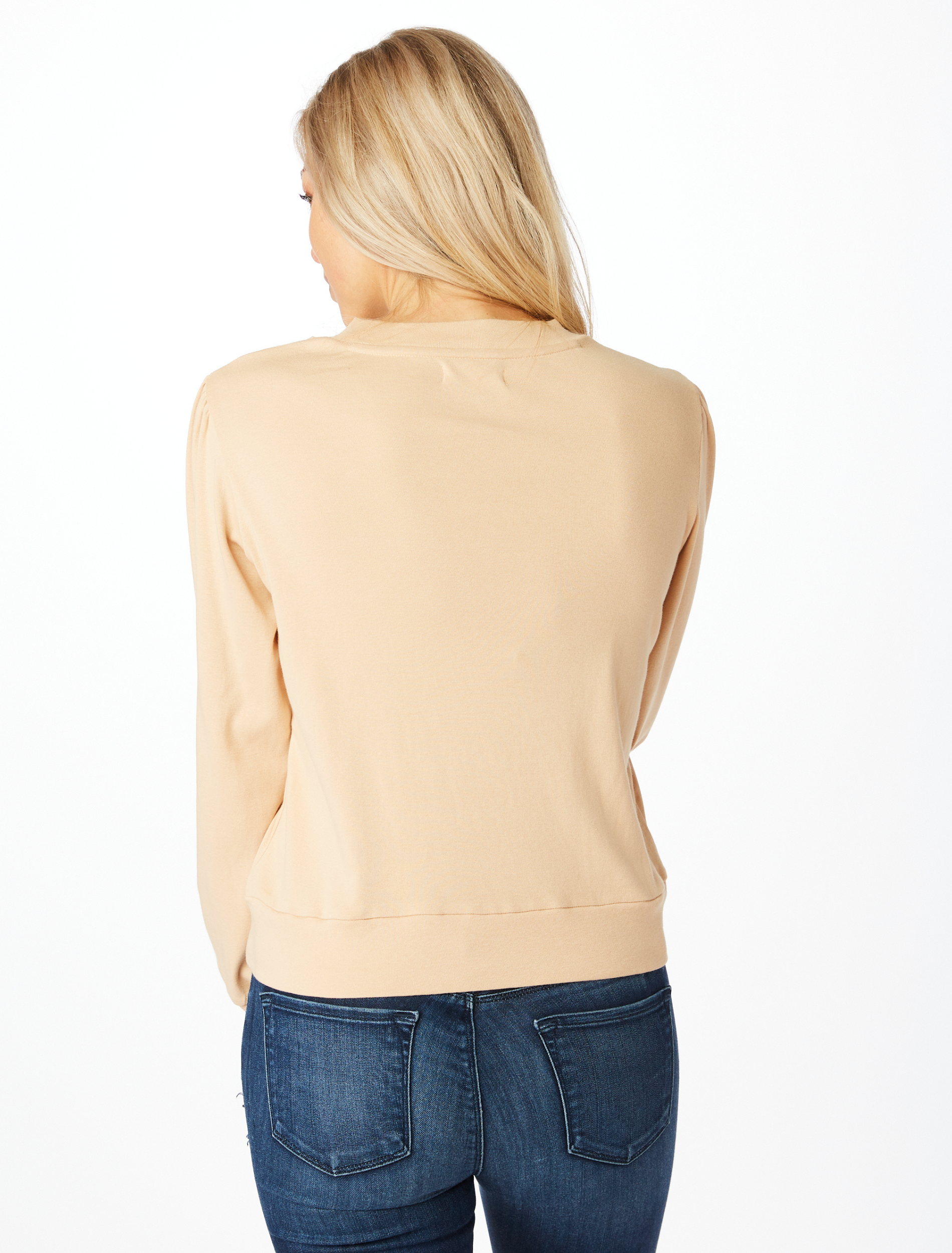 Stewart Simmons - Wholesale Sweatshirt - Women's - The Thankful Glitter Script Long Sleeve1