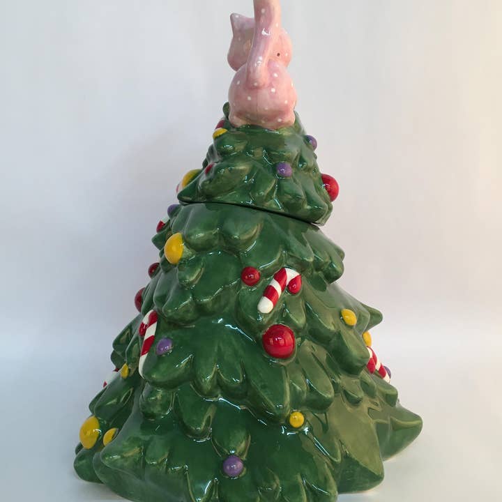 Blue Sky Clayworks - Wholesale Biscuit jar - Strawberry Shortcake Christmas Cookie Jar
1