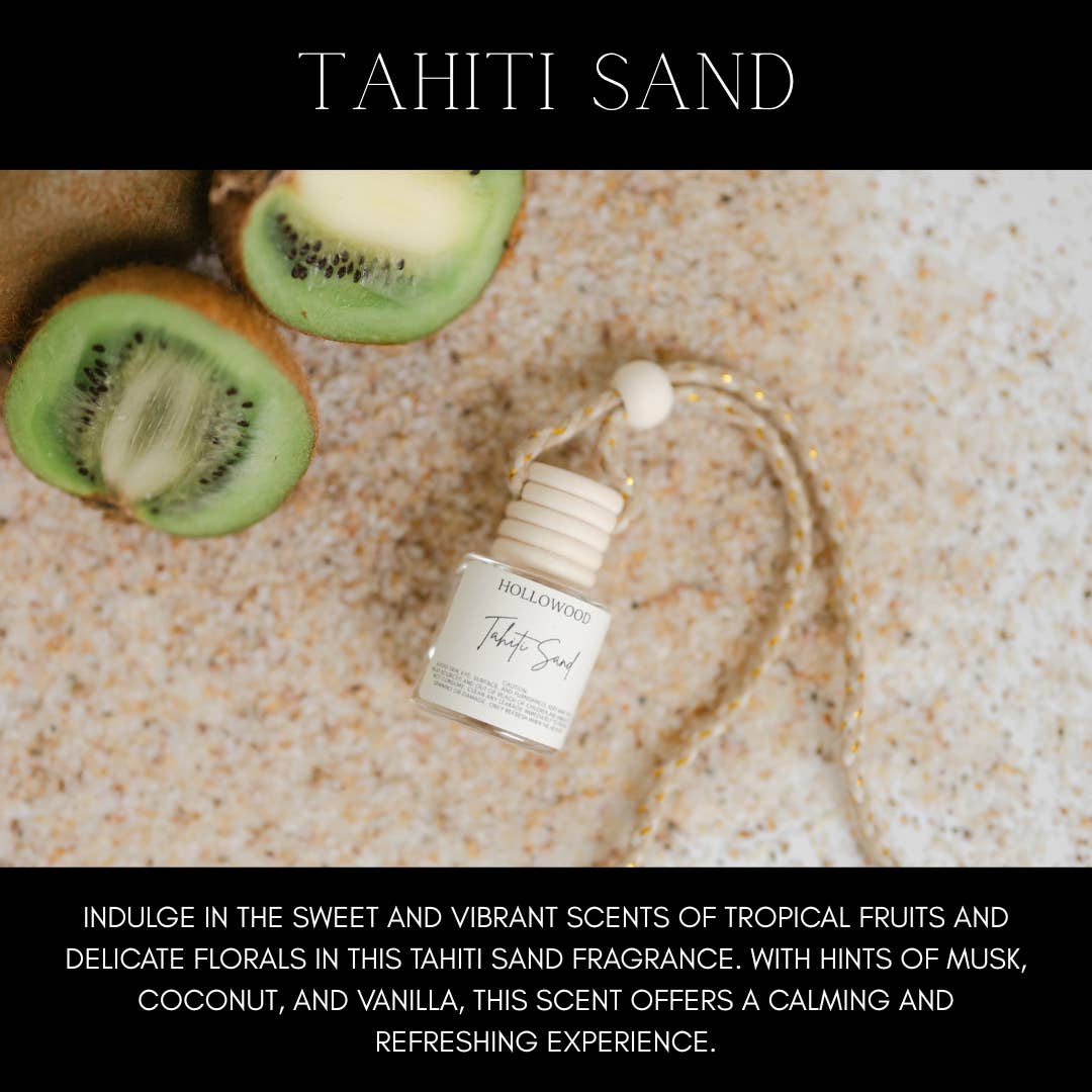 HOLLOWOOD FRAGRANCE – wholesale Car Freshener - Unisex – TAHITI SANDS  | SUMMER | CAR DIFFUSER2