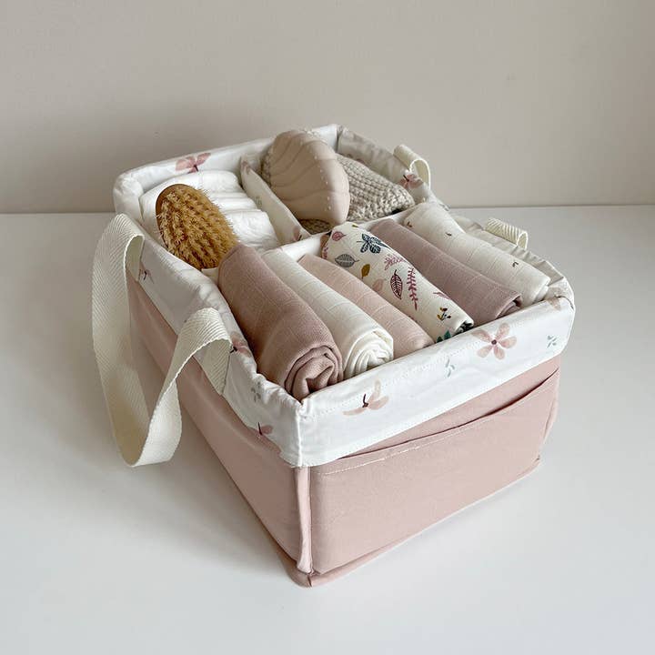 Cam Cam Copenhagen - Wholesale Diaper Caddy - Baby - Diaper Caddy - OCS - Windflower Creme1