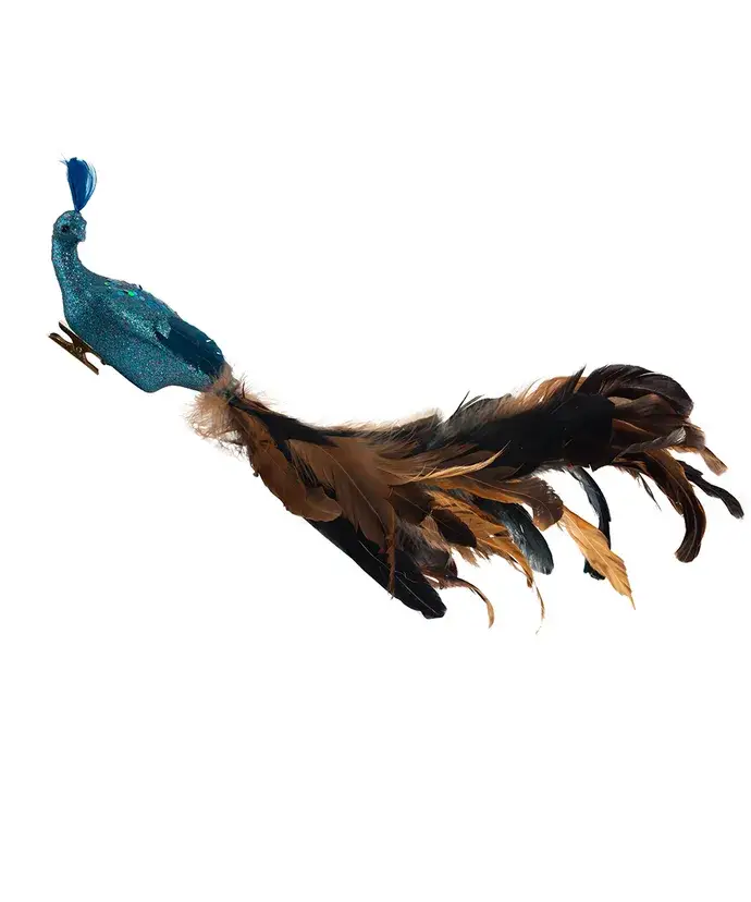 Kurt S. Adler, Inc. - Wholesale Christmas Decoration - 18"FEATHER PEACOCK W/CLIP6