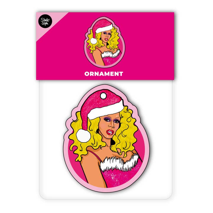 Studio Soph (We Pay Your Import Fees - We Ship DDP) - Wholesale Ornament - RuPaul Christmas Ornament1