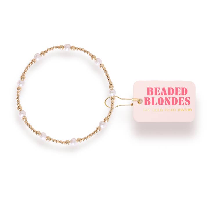Fint Sutton Pärlarmband i Guld för wholesale av Beaded Blondes