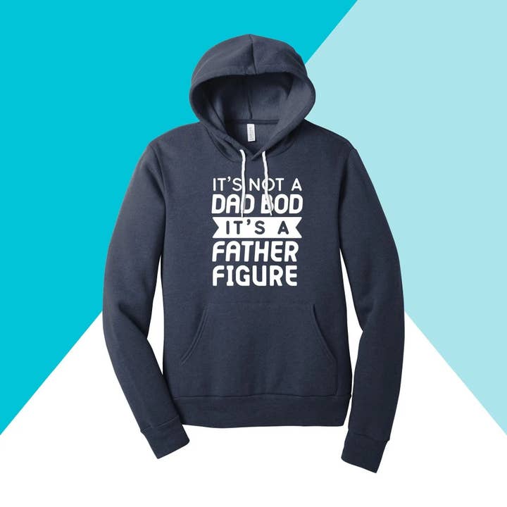 Het is geen vadervorm, het is een vaderfiguur unisex hoodie sweatshirt voor wholesale door North Owl Apparel