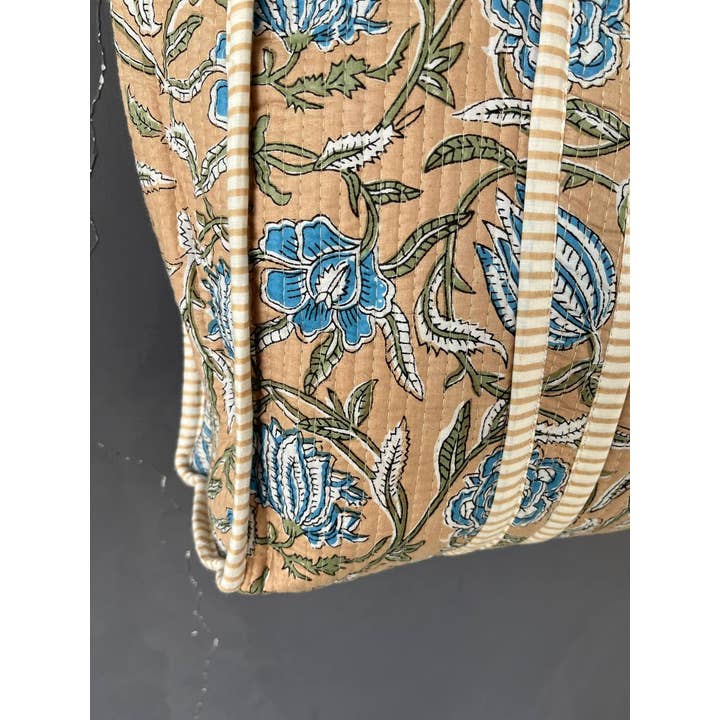 Bhawana Handicrafts - Wholesale Tote Bag - Women's - Quilted Cotton Handmade Shoulder Bag Cotton Handprint Bag