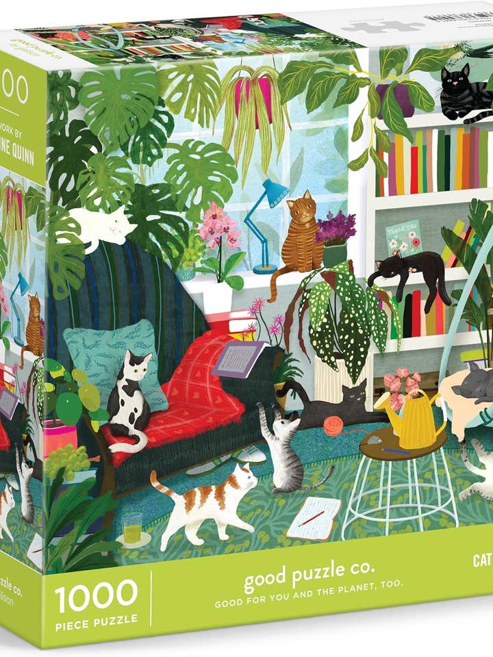 Cat Haven 1000 Piece Puzzle for wholesale by Chronicle Books