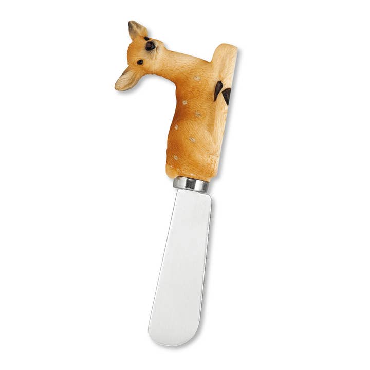 Supreme Housewares - Wholesale Cheese Spreader - Woodland Animals Polyresin Cheese Spreader5