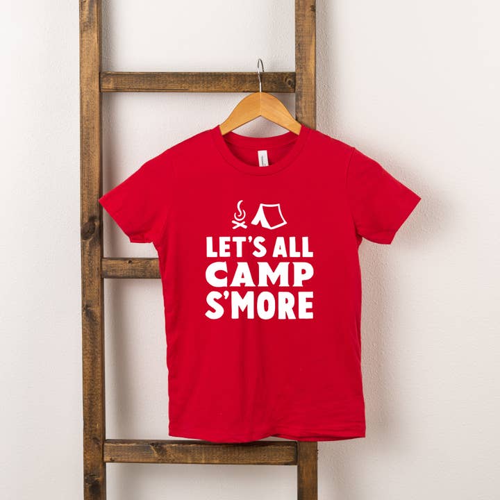 Lad os alle Camp S'more | Toddler kortærmet Crew Neck for engroshandel hos The Juniper Shop Wholesale