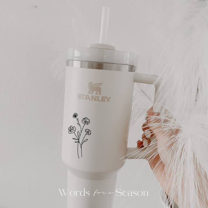 AUTOCOLLANT : Bouquet de fleurs sauvages | Article Panier d'été ! pour la vente par Words for a Season