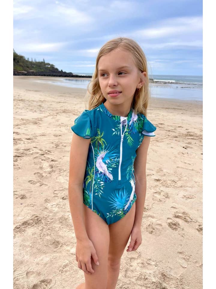 Tribe Tropical – Fato de banho - Crianças por atacado – Fato de Banho Menina - Hamilton Island4