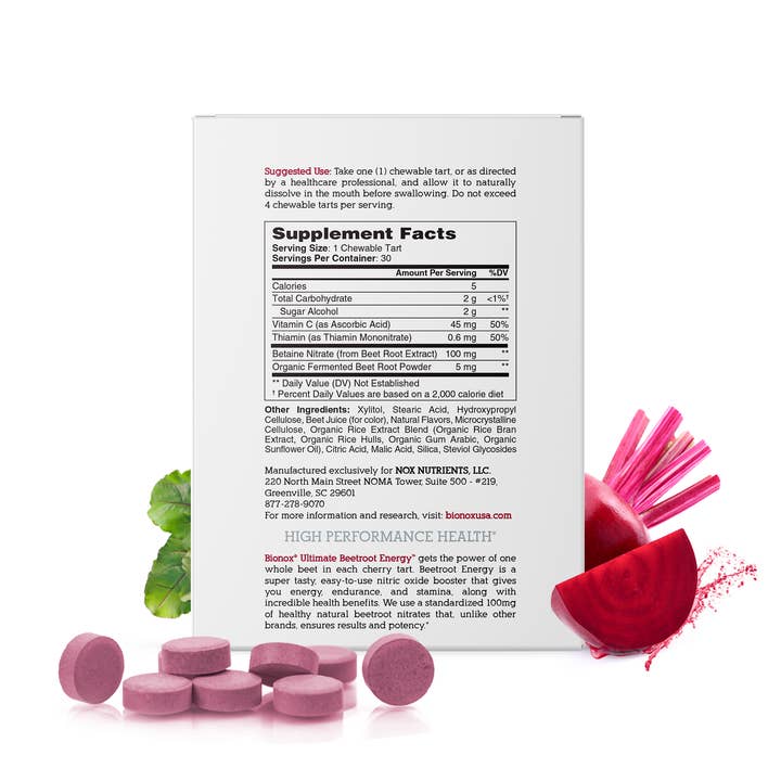 BioNox Nutrients - Wholesale Oral Supplement/Vitamin - Beetroot Energy