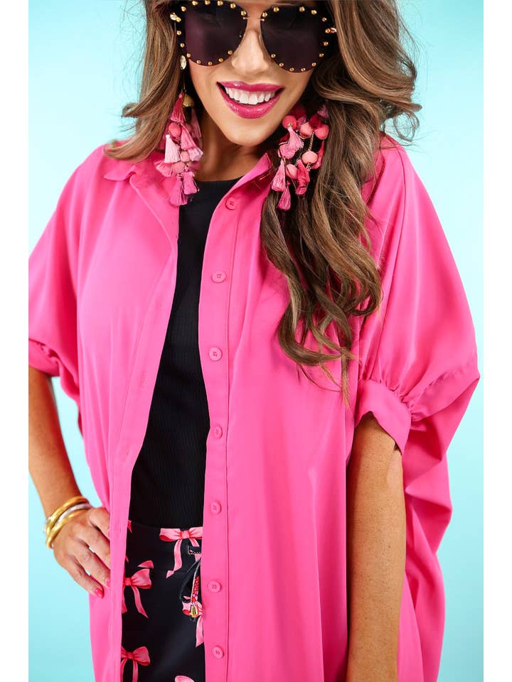 Jess Lea - Wholesale Button Down Shirt - Women's - Oakley Oversized Top24