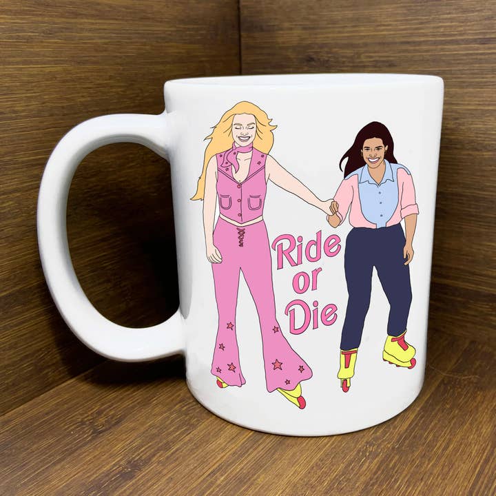 Barbie and Gloria - Ride or Die Mug for wholesale by Citizen Ruth